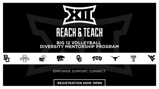 Big 12 Volleyball Coaches Continue Reach & Teach: Big 12 Volleyball Diversity Mentorship Program Image