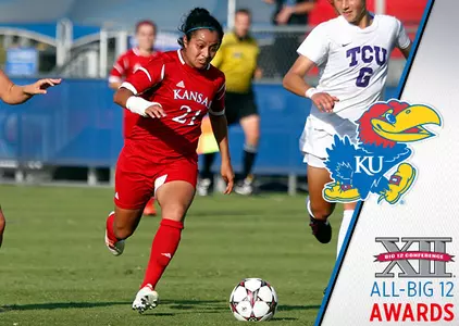 Salazar Highlights KU Trio Named to All-Big 12 Soccer Teams Image