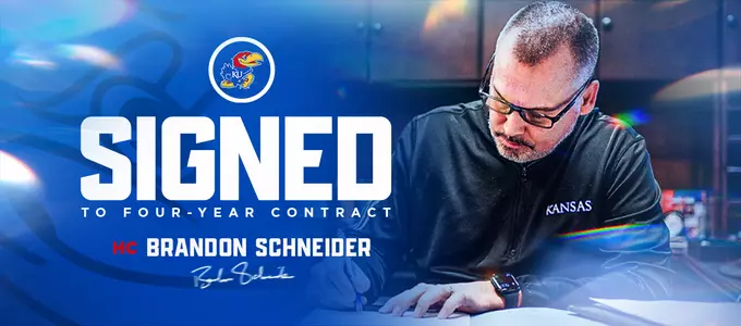 Kansas Signs Big 12 Coach of the Year Brandon Schneider to Four-Year Deal Image