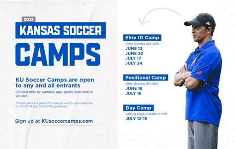Kansas Soccer Announces Summer Camp Dates Image