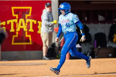 Kansas Wins First Game of Iowa State Series Image