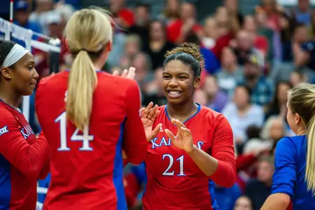 Kansas Bests K-State in Five-Set Thriller Image