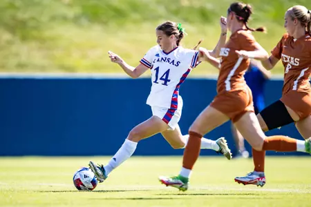 Jayhawks Suffer First Loss at Home; Fall 2-1 to No. 21 Texas Image