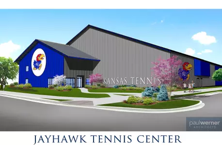 Jayhawk Tennis Center at Rock Chalk Park Now Under Construction Image