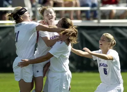 Kansas Soccer Blanks BYU Image