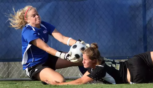 Jayhawks Tie Tigers, Eliminated on Penalty Kicks Image