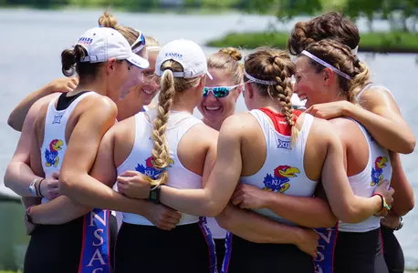 Kansas advances all boats to Grand Finals of Big 12 Rowing Championship Image