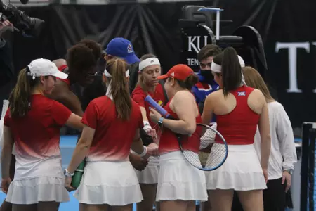 Kansas Tennis Finishes Fall Season Image