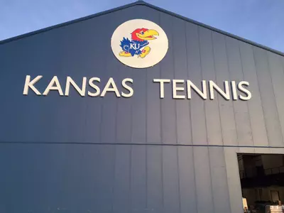 Jayhawk tennis center nears completion Image