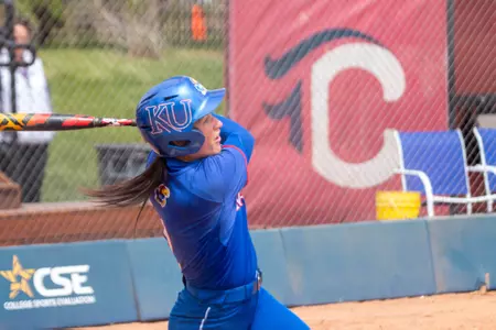 Kansas Softball Falls to Central Arkansas, 5-4 in Extra Innings Image
