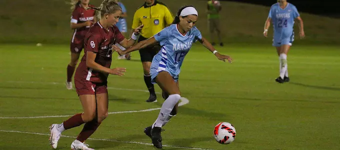 Late Goal Sinks Jayhawks at Oklahoma Image