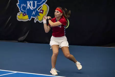 Jayhawks Fall to Cyclones to end Eight Match Win Streak Image