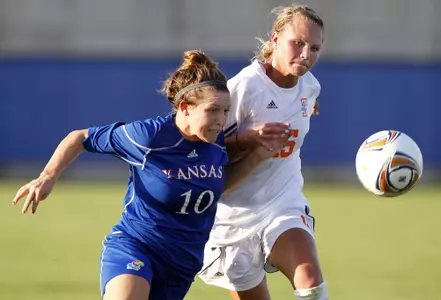 Penalty Kick Sinks Kansas Soccer in OT, 2-1 Image