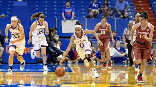 Kansas prevails over Arkansas, 71-60, in Big 12/SEC Challenge Image