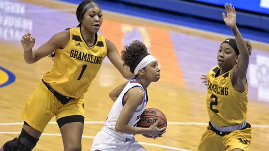 Kansas’ defense holds down Lady Tigers Image