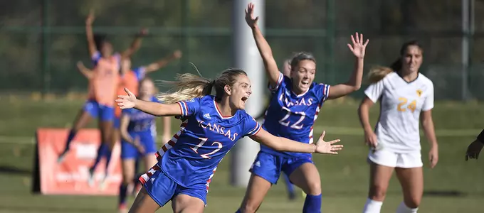 No. 25 Kansas Downs WVU, Advances to Big 12 Semifinals Image