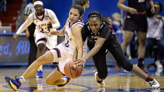 Osorio nets career high, Jayhawks fall to Texas Tech, 68-56 Image