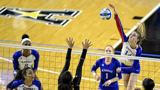 No. 19 Kansas concludes season with five-set loss to Missouri Image