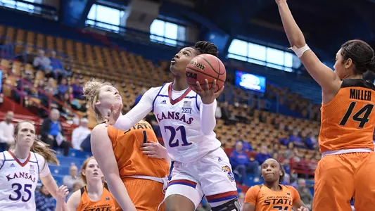 Kansas faces Cowgirls in the first round of Big 12 Championship Image