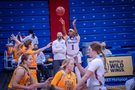 Jayhawks Fall in a Close Contest, 72-69, to North Dakota State Image