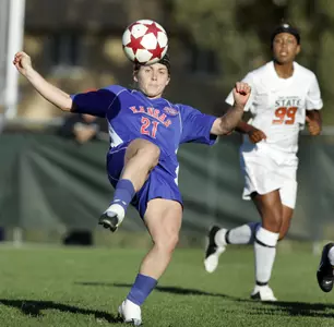 Jessica Smith's Hat Trick Propels KU Past OSU, 4-1 Image