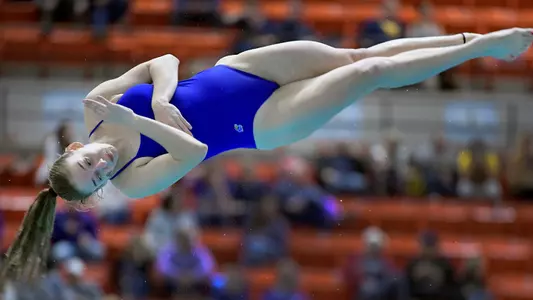 Two divers compete at Zones D Diving Championship Image