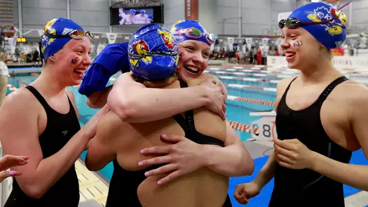 Kansas swimming & diving named a CSCAA Scholar All-America team Image