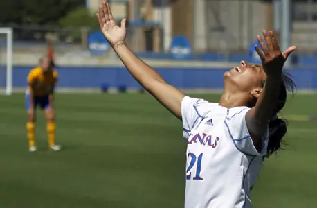 Freshmen Come Up Big in KU Soccer's 2-1 Victory Over South Dakota State Image