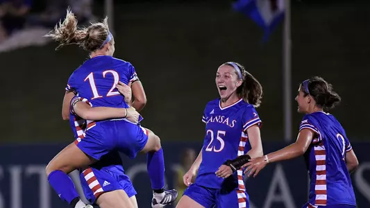 KATIE CLUTCH: McClure lifts No. 19 Kansas to 2OT win over Utah Image