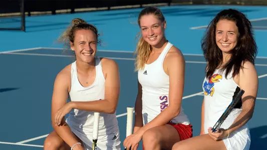 Jayhawks Will Face Familiar, Ranked Foes at NCAA Tennis Championships Image