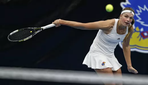 Jayhawk netters win second straight Image