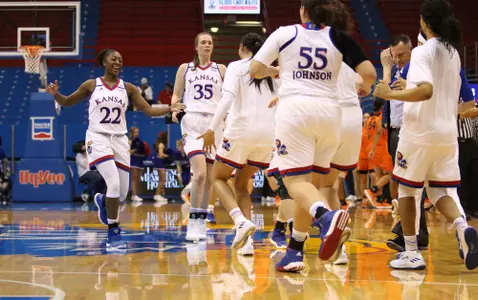 Kansas outlasts No. 23 Oklahoma State, 66-59 Image