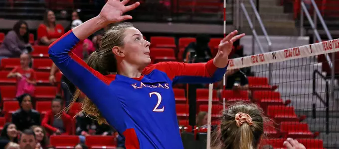 Jayhawks fall to Texas Tech in five sets Image