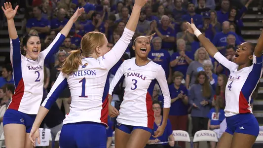 2017 Kansas volleyball TV coverage includes ESPN2, ESPNU, FSN Image