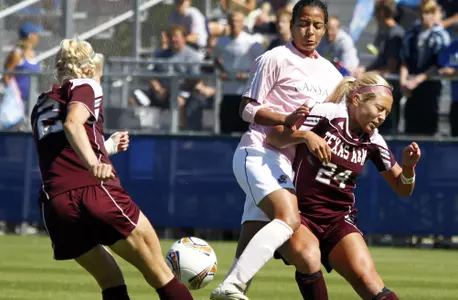 Kansas Soccer Falls to No. 24 Texas A&M 3-0 Image