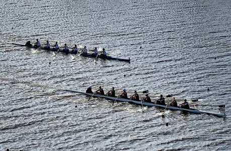 Kansas rowing completes Big 12 Double Dual Image