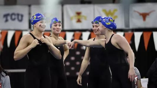 Jayhawks sit in second after day one of Big 12 Championship Image