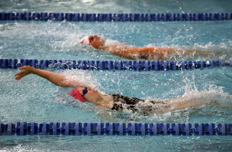 Jayhawks Win Five Events in First Day of Double Dual Image