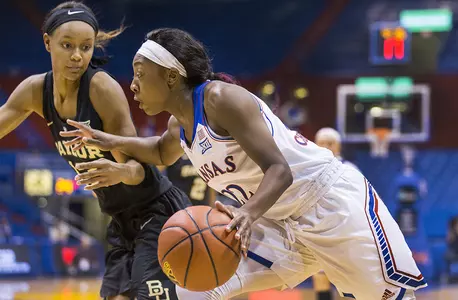 Third Quarter Surge Pushes No. 6 Baylor Past Jayhawks, 58-40 Image