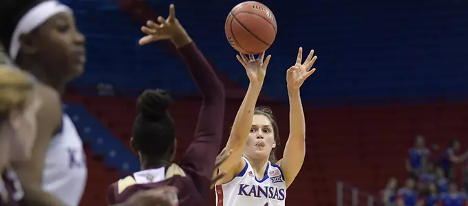 Team Effort Leads Jayhawks Over Bobcats Image