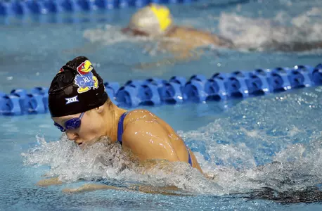 Miller Lowers KU Record at Big 12s, Jayhawks Climb into Fourth Place Image