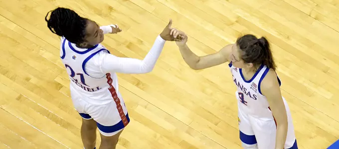 Second Half Surge Leads Jayhawks Past Gators in Big 12/SEC Challenge, 76-66 Image