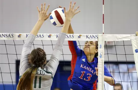 No. 4 Kansas notches home-opening win over Chicago State Image