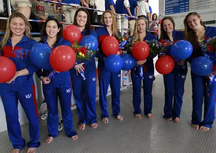 Kansas Sweeps Double Dual At Home On Senior Day Image