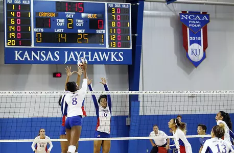 New banner, on-court depth displayed during Crimson & Blue Scrimmage Image