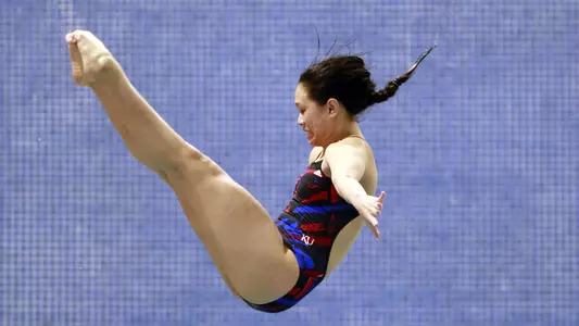 Xu qualifies for NCAA Championships on the one-meter board Image
