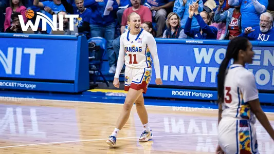 Jayhawks to Host Washington Wednesday in WNIT Fab 4 Image
