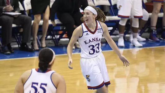 Kopatich leads Jayhawks in season-opener victory, 66-48 Image