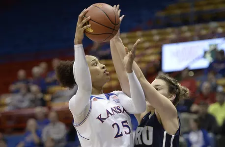 Fourth Quarter Slump Costs Jayhawks, 70-63 Image