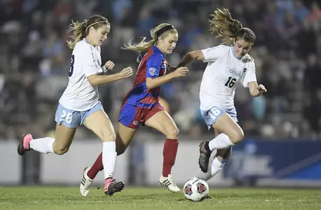 Jayhawks fall to No. 2 seed North Carolina, 2-0 Image